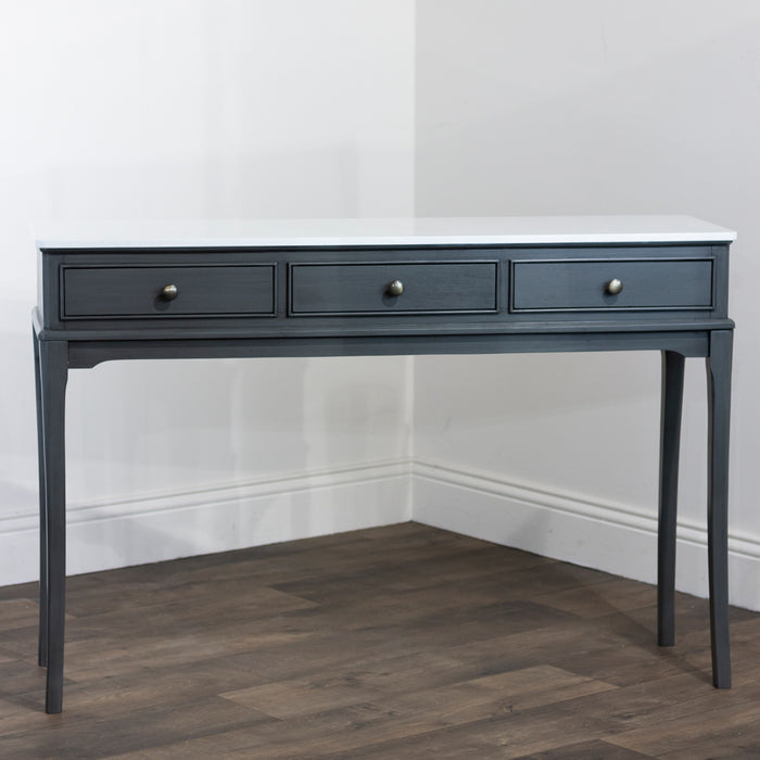 Monroe 3 dr console with marble top russell