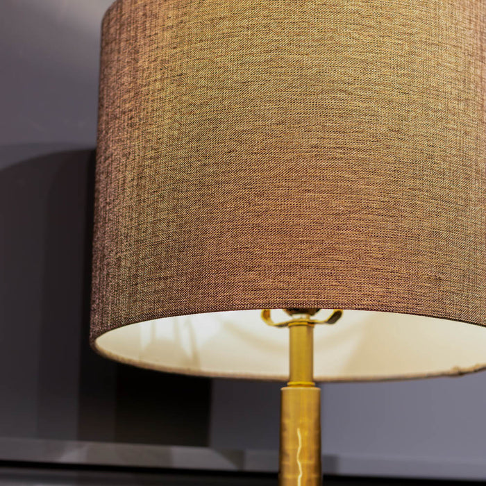 Zoe hammered table lamp 79cm