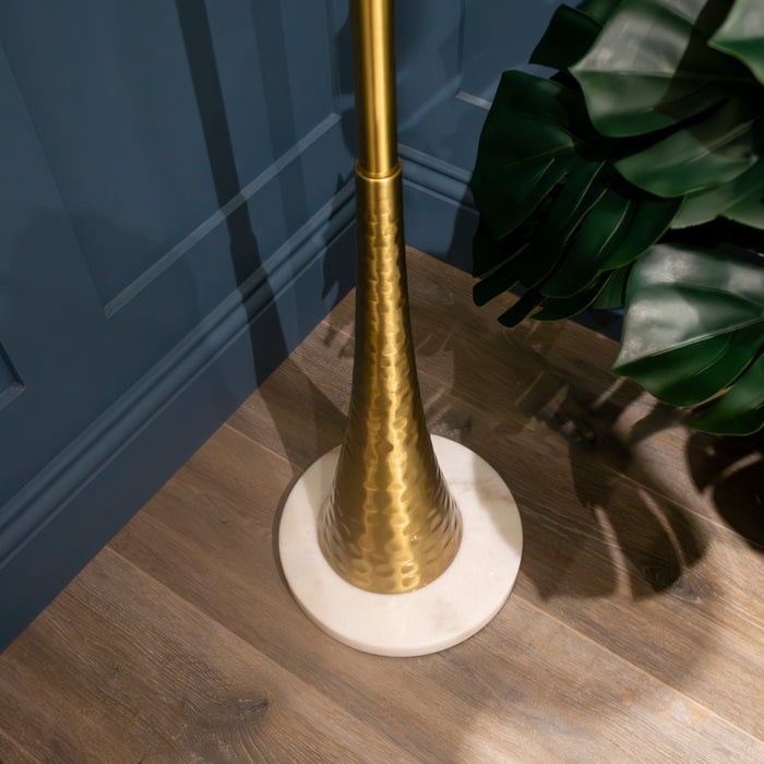 Zoe hammered floor lamp 165cm