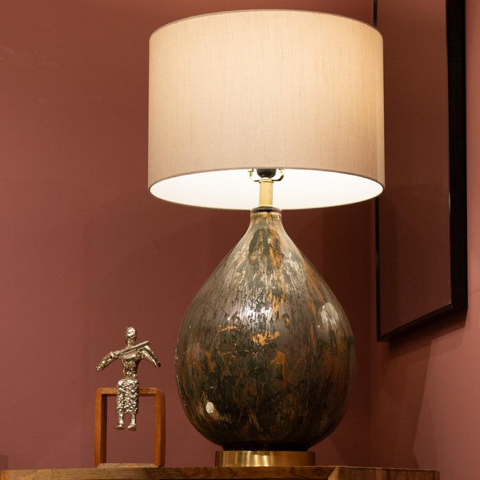 Hayley glass table lamp 80cm