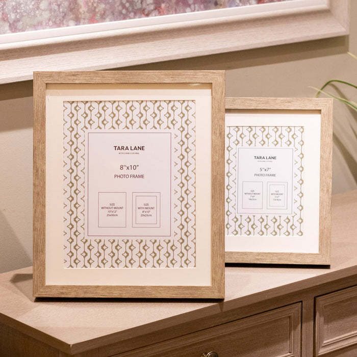 Gallery photo frame 8 x 10 rustic oak