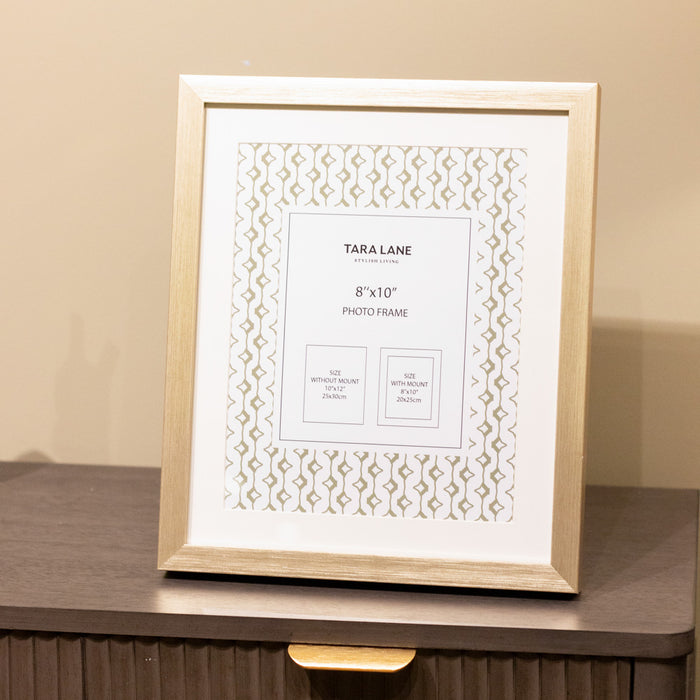 Gallery photo frame 8 x 10 champagne
