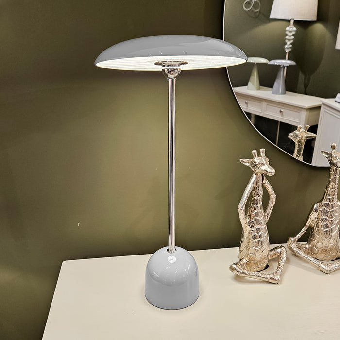 Astra usb rechargeable lamp grey