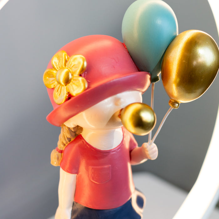 Balloon girl usb lamp