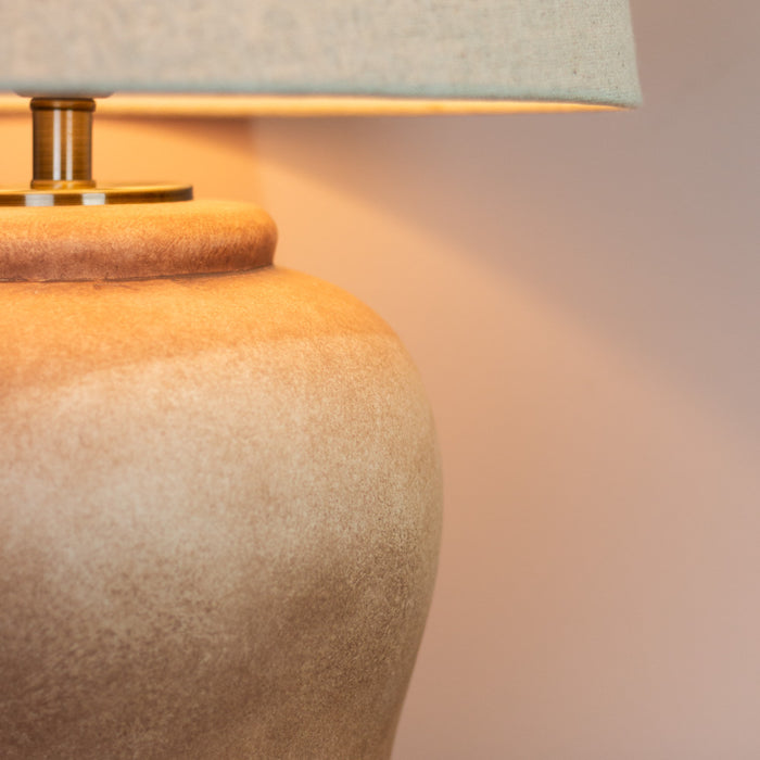 Milana stone table lamp 66cm