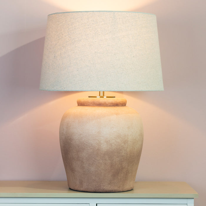 Milana stone table lamp 52cm