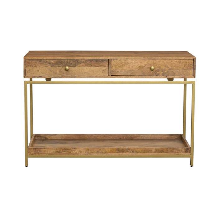 Beki console table natural mango