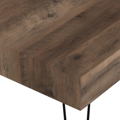 Troy Coffee Table Medium Oak Effect/Black