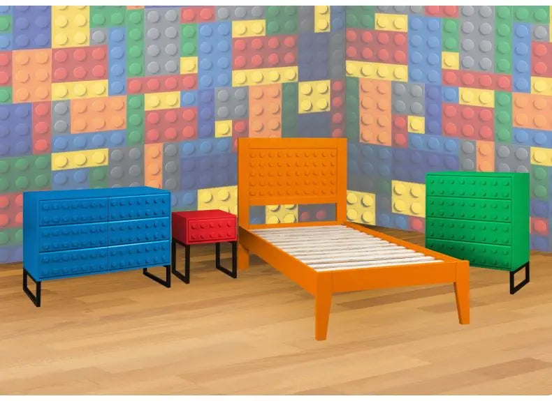 Blox 4ft Bed - Orange