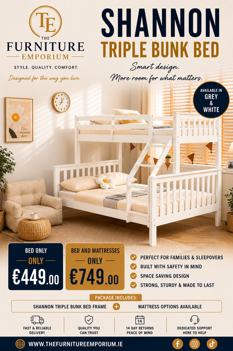 Shannon Triple Bunk Bed