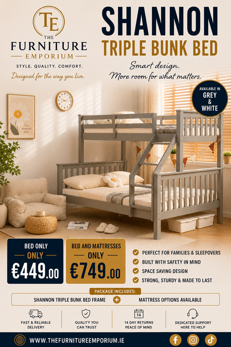 Shannon Triple Bunk Bed