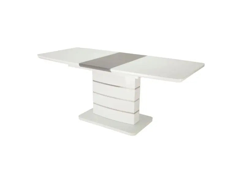 Modena Extension Dining Set - White