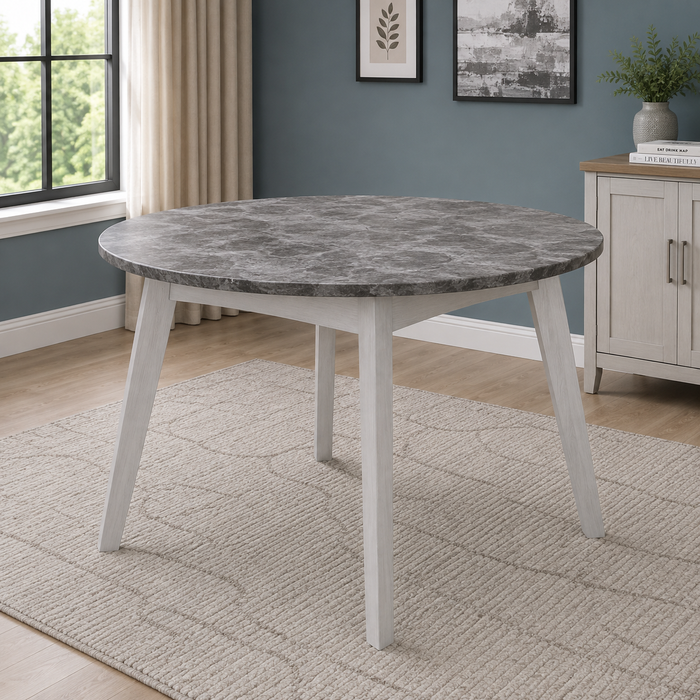 Hampton Grey Marble Effect Dining Set