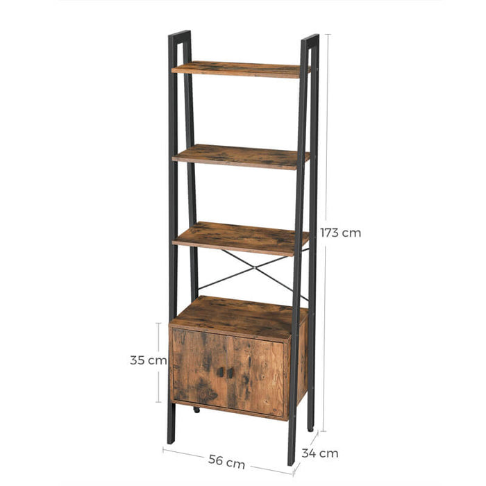 Adonis Ladder Shelf With Cabinet