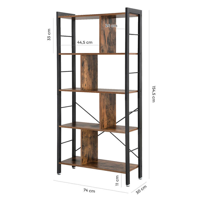 Adonis Staggered Bookcase