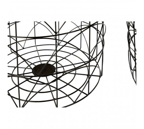 Black Wire Basket Tables Set Of 2