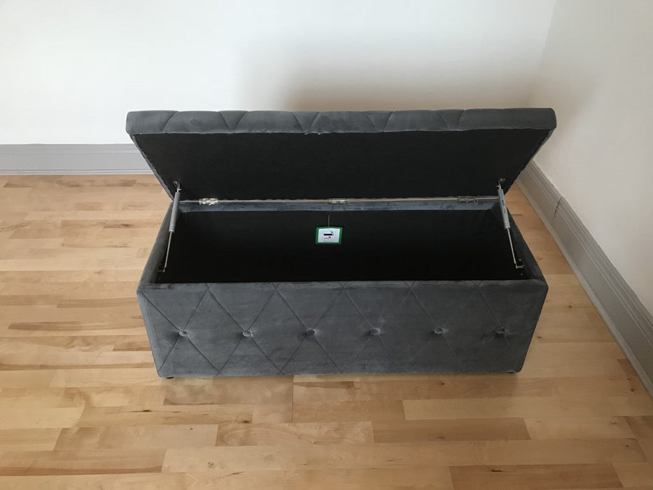 Aurora Grey Blanket Box