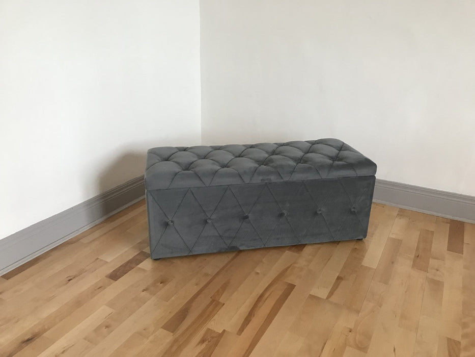 Aurora Grey Blanket Box