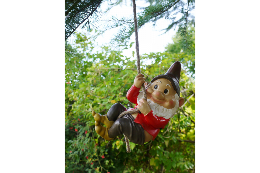 Climbing gnome ornament