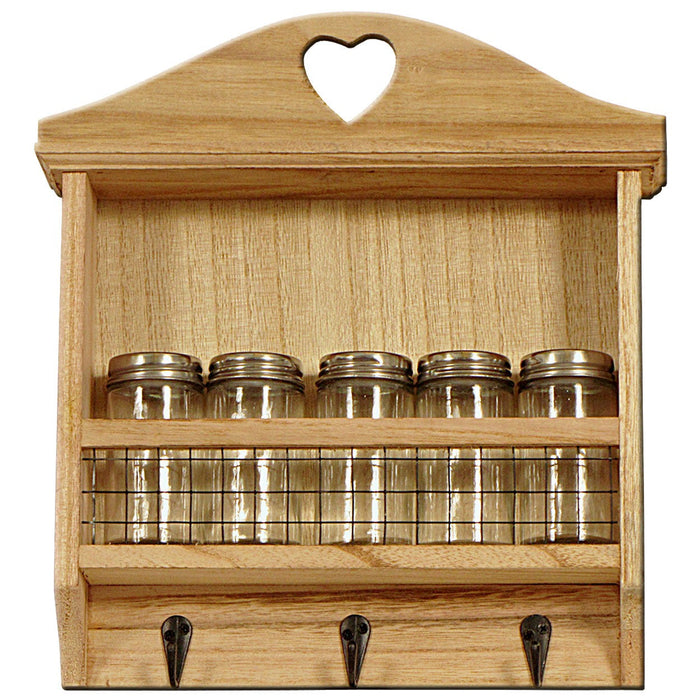 Heartwood 5pc Kitchen Spice Rack
