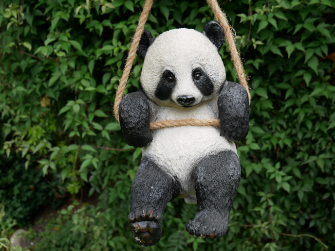 Hanging panda ornament