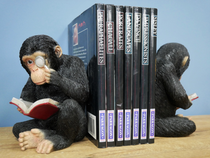 Monkey Book Ends - Curio
