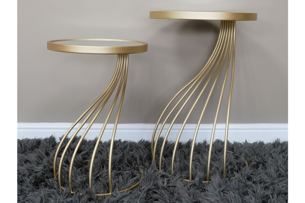 Florence Mirrored Side Table