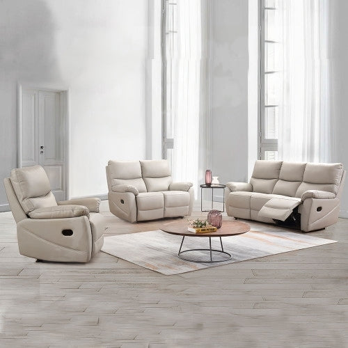 Carson Leather Reclining Suite