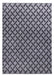 Ambience Criss-Cross Rug - Grey/Dark Grey