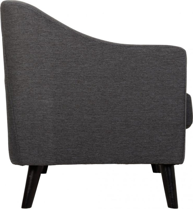 Ashley 3 Seater Sofa in Dark Grey Fabric