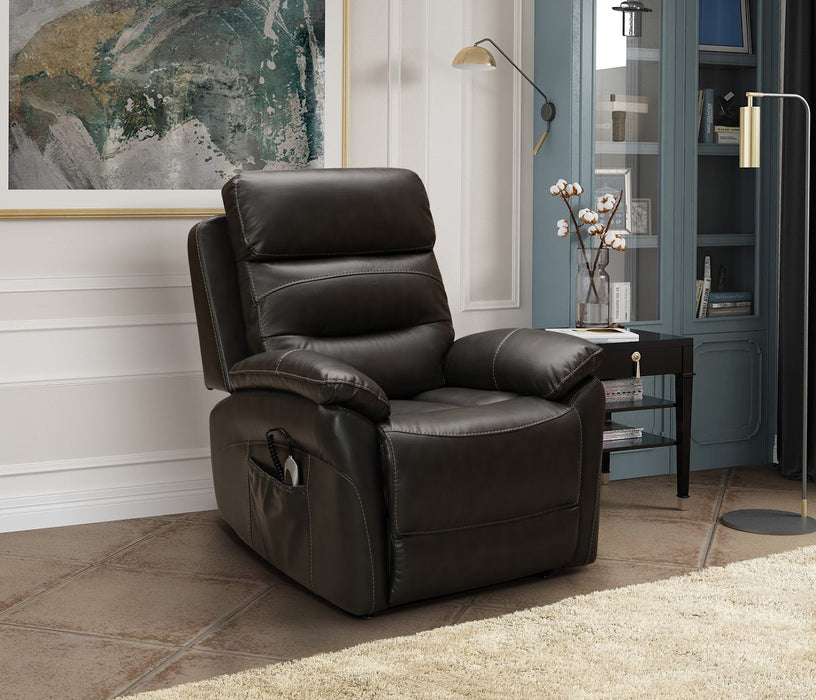Arianna Lift And Rise Chair - Brown Air Leather