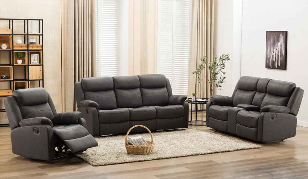 Bruno -   2 Seater Sofa With Console
