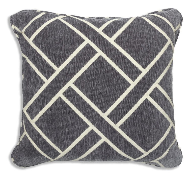 Cubana - Footstool & 4 Cushion Set - Grey