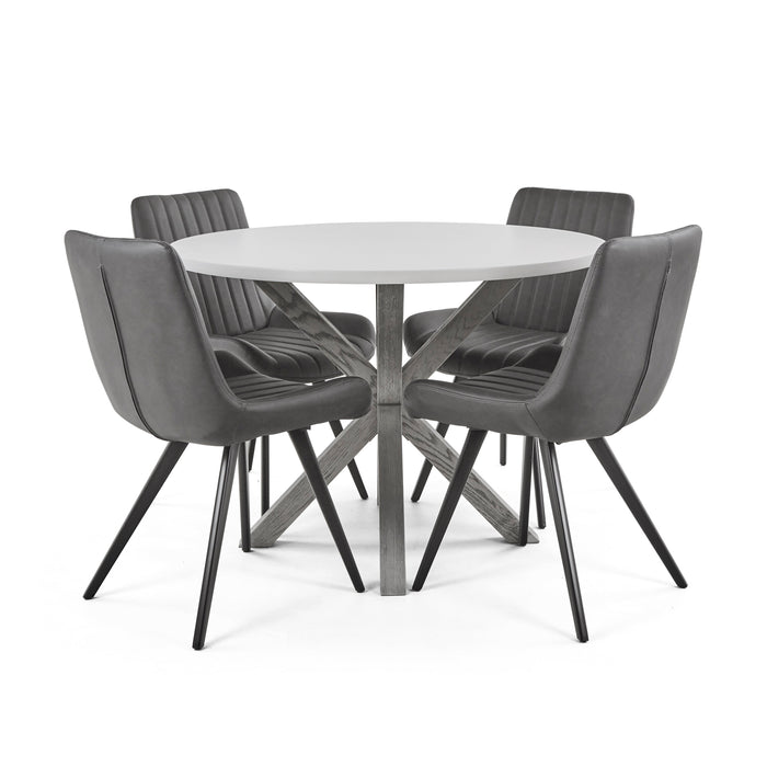Docklands - Round Dining Table 1.1 Meters