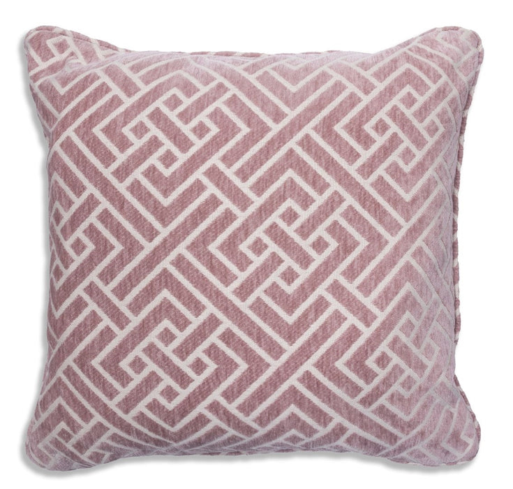 Flair - Footstool & 4 Cushion Set - Pink