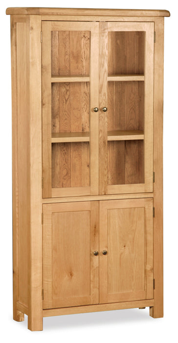 Salisbury Solid Oak Display Cabinet