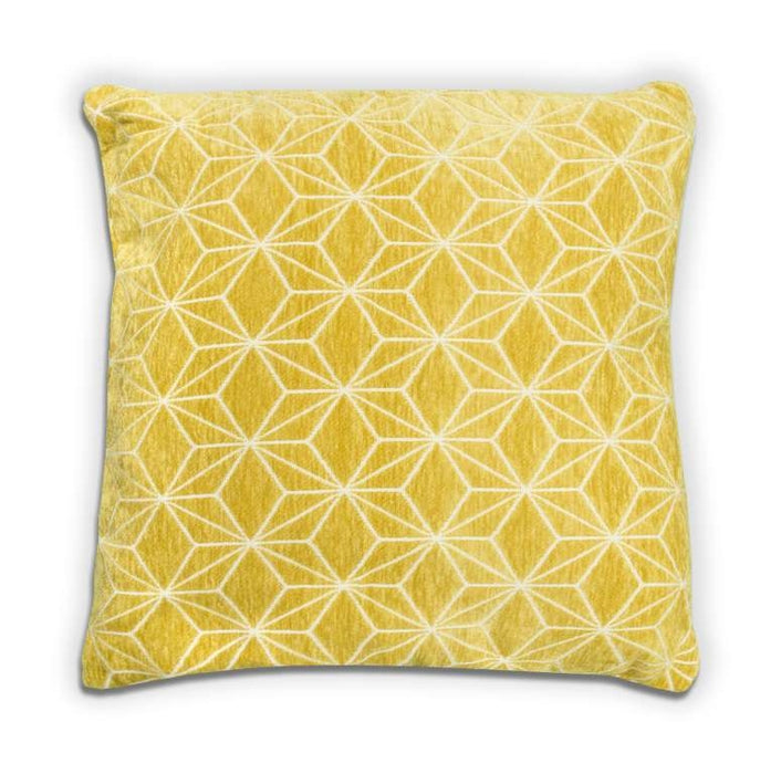 Geo Cushion - Yellow