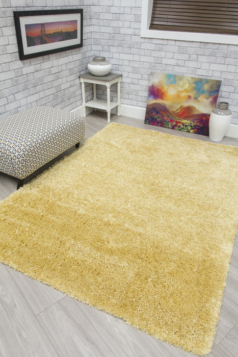 Yellow Shaggy Rug - Dreams