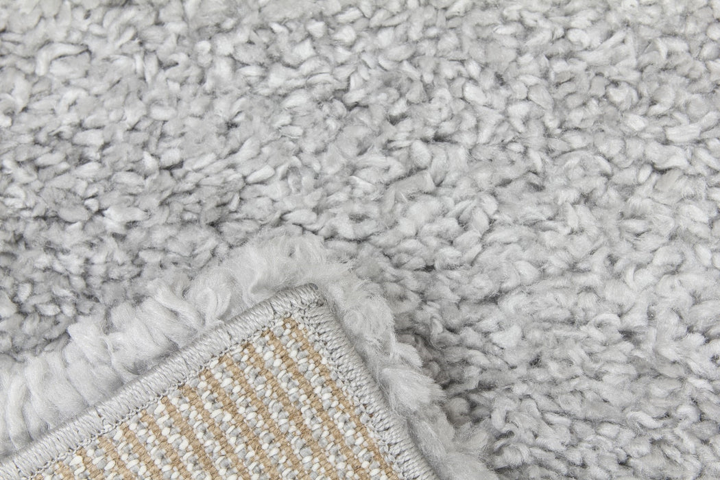 Light Grey Shaggy Rug - Dreams