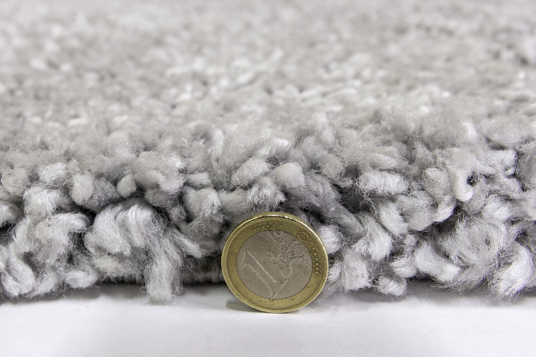 Light Grey Shaggy Rug - Dreams