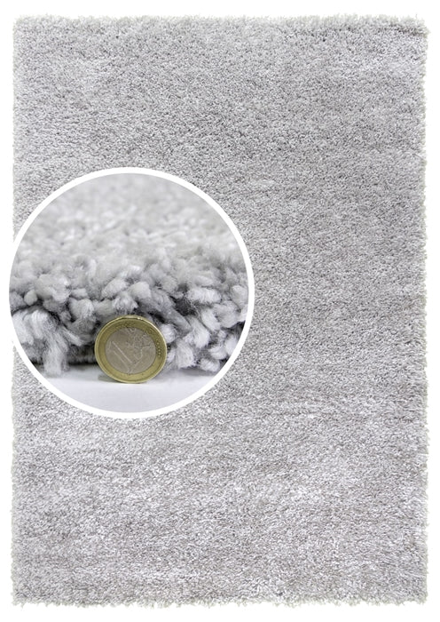 Light Grey Shaggy Rug - Dreams