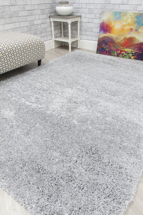 Light Grey Shaggy Rug - Dreams