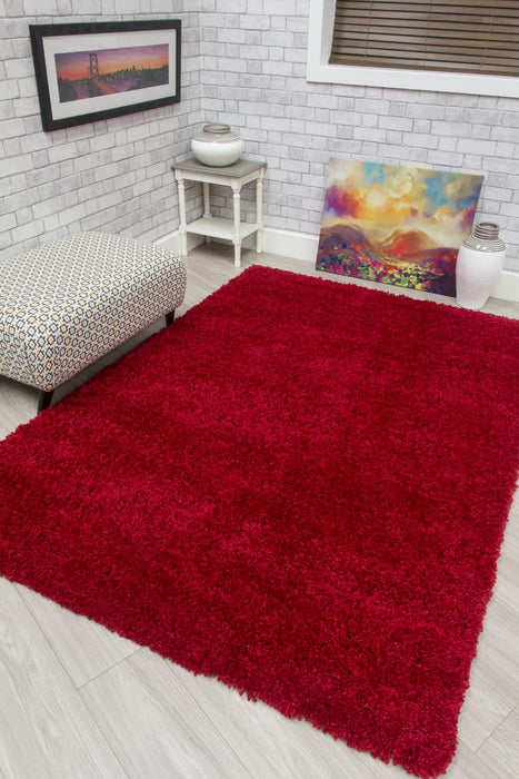 Red Shaggy Rug - Dreams