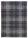 Glendale Tartan Modern Rug Gray Black