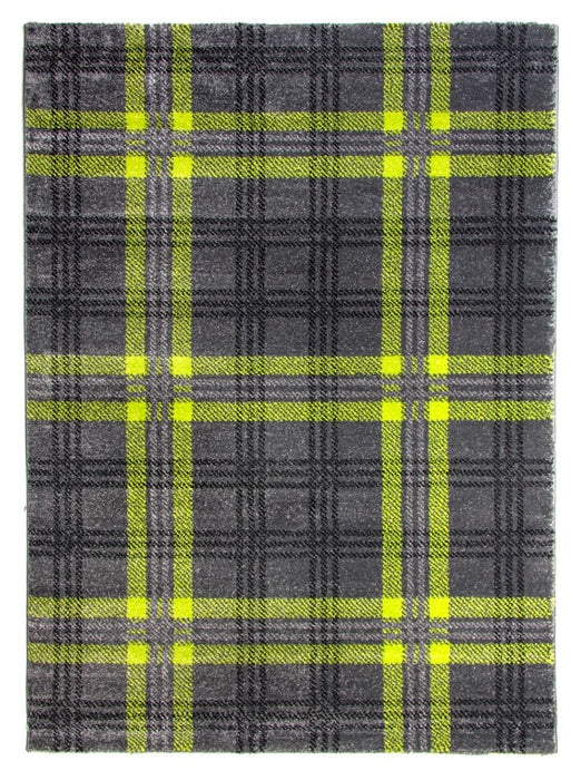 Glendale Tartan Rug - Grey/Green