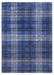 Glendale Tartan Modern Rug Navy Grey