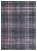 Glendale Tartan Modern Rug Gray Pink