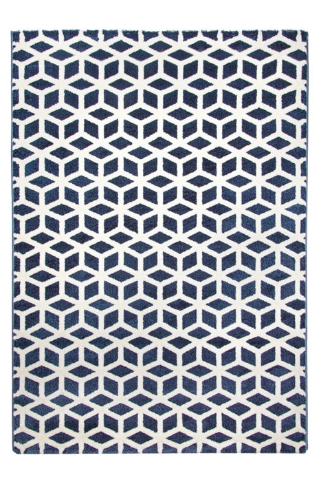toscana cube blue rug