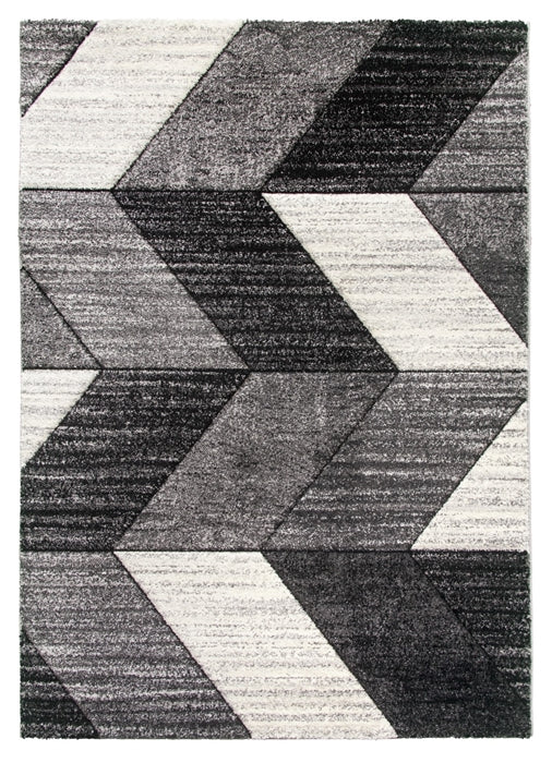 Grey Chevron Rug - Impulse