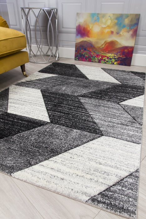 Grey Chevron Rug - Impulse